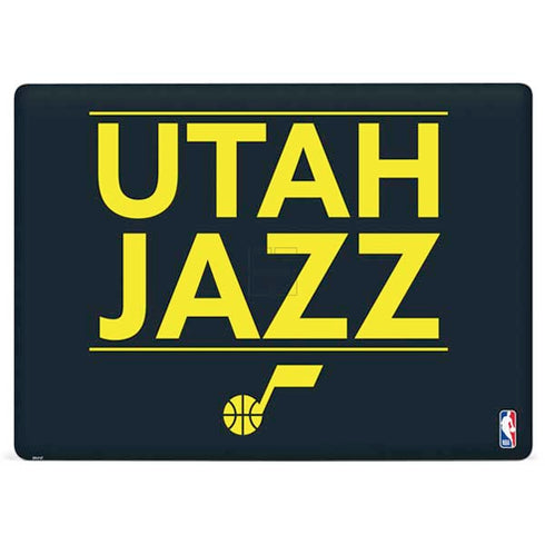 NBA Utah Jazz Standard - Black Surface Laptop 2 Skin
